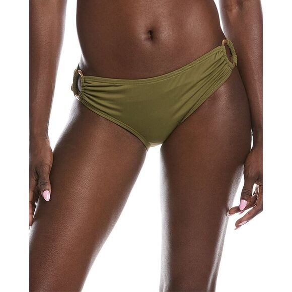 Carmen Marc Valvo Womens  Side Ring Bottom, Green - Picture 1 of 3